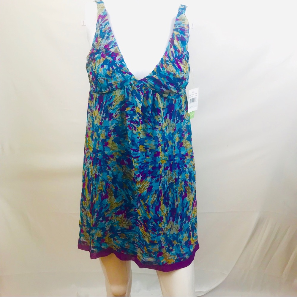 Johnny Martin Flirty Dress Sundress Cocktail Size 1 Umpire Waist